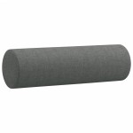 vidaXL Perne decorative, 2 buc., gri închis, Ø15x50 cm, textil vidaXL Perne decorative, 2 buc., gri închis, Ø15x50 cm, textil