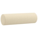 vidaXL Perne decorative, 2 buc., crem, Ø15x50 cm, textil vidaXL Perne decorative, 2 buc., crem, Ø15x50 cm, textil