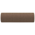 vidaXL Perne decorative, 2 buc., maro, Ø15x50 cm, textil vidaXL Perne decorative, 2 buc., maro, Ø15x50 cm, textil