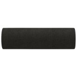 vidaXL Perne decorative, 2 buc., negru, Ø15x50 cm, textil vidaXL Perne decorative, 2 buc., negru, Ø15x50 cm, textil