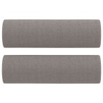 vidaXL Perne decorative, 2 buc., gri taupe, Ø15x50 cm, textil vidaXL Perne decorative, 2 buc., gri taupe, Ø15x50 cm, textil