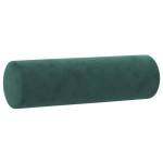 vidaXL Perne decorative, 2 buc., verde închis, Ø15x50 cm, catifea vidaXL Perne decorative, 2 buc., verde închis, Ø15x50 cm, catifea