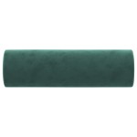 vidaXL Perne decorative, 2 buc., verde închis, Ø15x50 cm, catifea vidaXL Perne decorative, 2 buc., verde închis, Ø15x50 cm, catifea