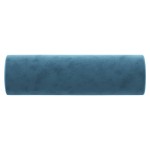 vidaXL Perne decorative, 2 buc., albastru, Ø15x50 cm, catifea vidaXL Perne decorative, 2 buc., albastru, Ø15x50 cm, catifea