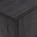 vidaXL Comodă TV, negru, 90x30x40 cm, lemn de pin masiv vidaXL Comodă TV, negru, 90x30x40 cm, lemn de pin masiv