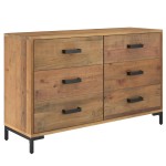 vidaXL Servantă, maro, 110x35x70 cm, lemn masiv de pin reciclat