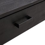 vidaXL Măsuță de cafea, negru, 90x50x35 cm, lemn masiv de pin reciclat vidaXL Măsuță de cafea, negru, 90x50x35 cm, lemn masiv de pin reciclat