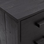 vidaXL Bancă de depozitare, negru, 110x30x45 cm, lemn masiv pin vidaXL Bancă de depozitare, negru, 110x30x45 cm, lemn masiv pin
