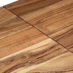 vidaXL Măsuță de cafea, argintiu, oțel inoxidabil și lemn masiv acacia vidaXL Măsuță de cafea, argintiu, oțel inoxidabil și lemn masiv acacia