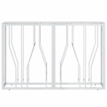 vidaXL Masă consolă, 110x30x70 cm, oțel inoxidabil și sticlă vidaXL Masă consolă, 110x30x70 cm, oțel inoxidabil și sticlă