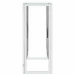 vidaXL Masă consolă, argintiu, 70x30x70 cm, oțel inoxidabil și sticlă vidaXL Masă consolă, argintiu, 70x30x70 cm, oțel inoxidabil și sticlă
