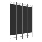 vidaXL Paravan de cameră cu 3 panouri, 160x200 cm, textil vidaXL Paravan de cameră cu 3 panouri, 160x200 cm, textil