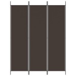vidaXL Paravan de cameră cu 3 panouri, maro, 150x200 cm, textil vidaXL Paravan de cameră cu 3 panouri, maro, 150x200 cm, textil