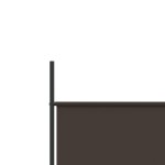 vidaXL Paravan de cameră cu 5 panouri maro 250x200 cm material textil