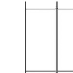 vidaXL Paravan de cameră cu 3 panouri, alb, 150x220 cm, textil vidaXL Paravan de cameră cu 3 panouri, alb, 150x220 cm, textil