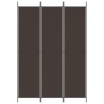 vidaXL Paravan de cameră cu 3 panouri, maro, 150x220 cm, textil vidaXL Paravan de cameră cu 3 panouri, maro, 150x220 cm, textil