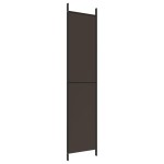 vidaXL Paravan de cameră cu 3 panouri, maro, 150x220 cm, textil vidaXL Paravan de cameră cu 3 panouri, maro, 150x220 cm, textil
