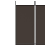 vidaXL Paravan de cameră cu 3 panouri, maro, 150x220 cm, textil vidaXL Paravan de cameră cu 3 panouri, maro, 150x220 cm, textil