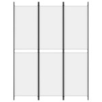vidaXL Paravan de cameră cu 3 panouri, alb, 150x200 cm, textil vidaXL Paravan de cameră cu 3 panouri, alb, 150x200 cm, textil