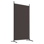 vidaXL Paravan de cameră cu 2 panouri, maro, 175x180 cm, textil vidaXL Paravan de cameră cu 2 panouri, maro, 175x180 cm, textil