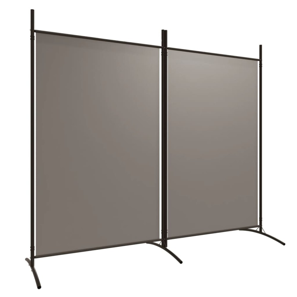 vidaXL Paravan de cameră cu 2 panouri, antracit, 175x180 cm