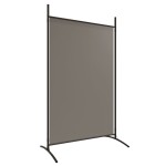vidaXL Paravan de cameră cu 6 panouri, antracit, 520x180 cm, textil vidaXL Paravan de cameră cu 6 panouri, antracit, 520x180 cm, textil