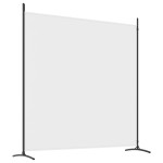 vidaXL Paravan de cameră cu 2 panouri, alb, 348x180 cm vidaXL Paravan de cameră cu 2 panouri, alb, 348x180 cm