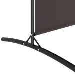 vidaXL Paravan de cameră cu 2 panouri, maro, 348x180 cm, textil vidaXL Paravan de cameră cu 2 panouri, maro, 348x180 cm, textil