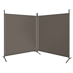 vidaXL Paravan de cameră cu 2 panouri, antracit, 348x180 cm vidaXL Paravan de cameră cu 2 panouri, antracit, 348x180 cm