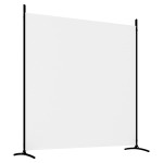 vidaXL Paravan de cameră cu 3 panouri, alb, 525x180 cm, textil vidaXL Paravan de cameră cu 3 panouri, alb, 525x180 cm, textil
