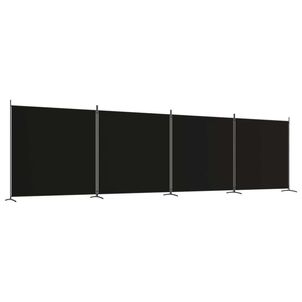 vidaXL Paravan de cameră cu 3 panouri, 698 x 180 cm, textil