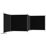 vidaXL Paravan de cameră cu 3 panouri, 698 x 180 cm, textil vidaXL Paravan de cameră cu 3 panouri, 698 x 180 cm, textil