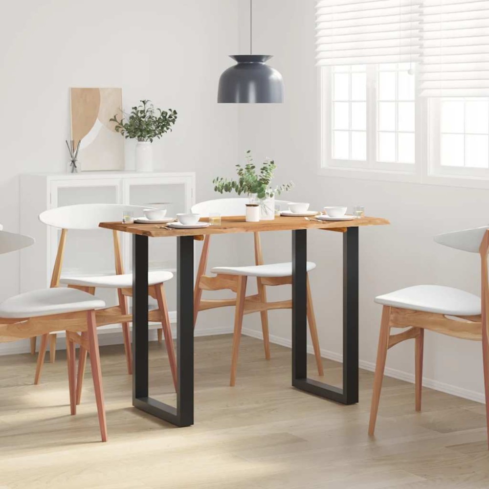 vidaXL Masă de bucătărie, 110x50x76 cm, lemn masiv de acacia