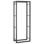 vidaXL Rastel pentru lemne de foc, negru mat, 50x28x132 cm, oțel vidaXL Rastel pentru lemne de foc, negru mat, 50x28x132 cm, oțel