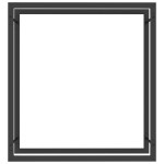 vidaXL Suport pentru lemne de foc, negru mat, 80x28x86 cm, oțel vidaXL Suport pentru lemne de foc, negru mat, 80x28x86 cm, oțel