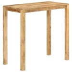 vidaXL Masă de bar, 112x55x108 cm, lemn masiv de mango vidaXL Masă de bar, 112x55x108 cm, lemn masiv de mango