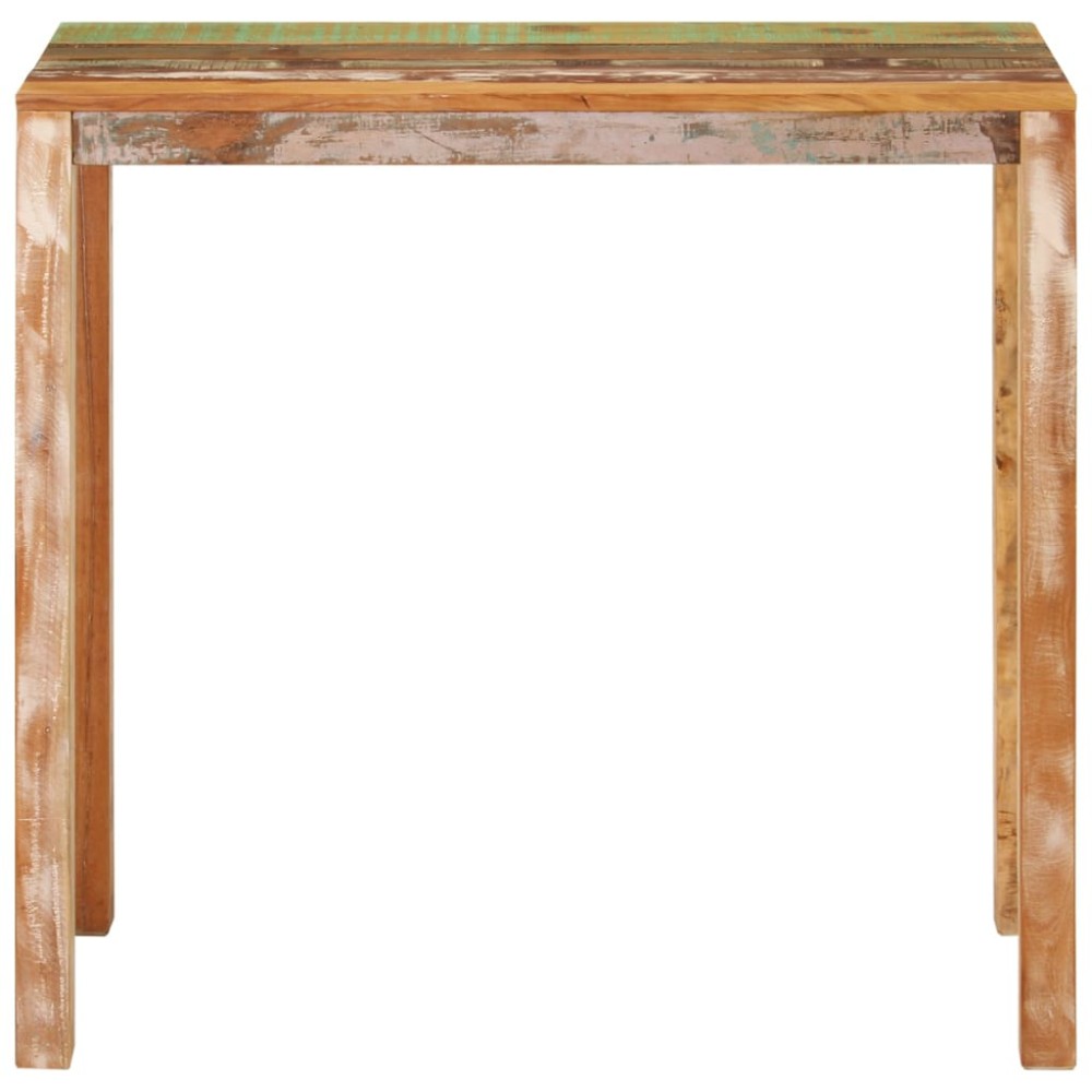 vidaXL Masă de bar, 112x55x108 cm, lemn masiv reciclat