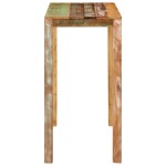 vidaXL Masă de bar, 112x55x108 cm, lemn masiv reciclat vidaXL Masă de bar, 112x55x108 cm, lemn masiv reciclat