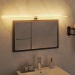 vidaXL Lampă cu LED pentru oglindă, 7,5 W, alb cald, 80 cm, 3000 K vidaXL Lampă cu LED pentru oglindă, 7,5 W, alb cald, 80 cm, 3000 K