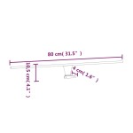 vidaXL Lampă cu LED pentru oglindă, 7,5 W, alb cald, 80 cm, 3000 K vidaXL Lampă cu LED pentru oglindă, 7,5 W, alb cald, 80 cm, 3000 K