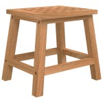 vidaXL Taburet treaptă, 29x22,5x25,5 cm, lemn masiv de nuc