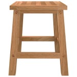 vidaXL Taburet treaptă, 29x22,5x25,5 cm, lemn masiv de nuc
