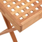 vidaXL Masă pliantă cu tavă, 52x36x56,5 cm, lemn masiv de nuc vidaXL Masă pliantă cu tavă, 52x36x56,5 cm, lemn masiv de nuc