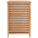 vidaXL Coș de rufe, 45x45x65 cm, lemn masiv de nuc vidaXL Coș de rufe, 45x45x65 cm, lemn masiv de nuc