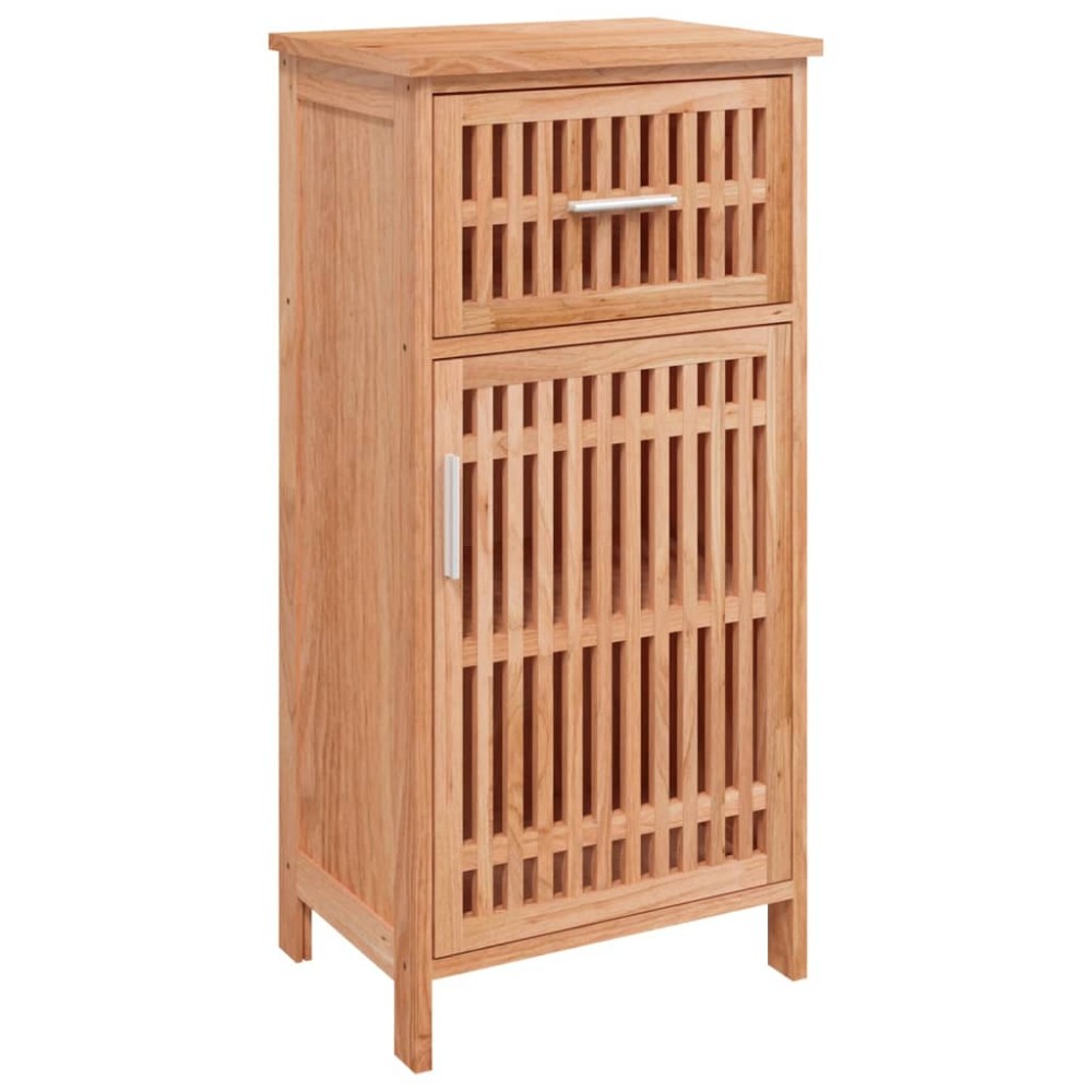 vidaXL Dulap de baie, 42x29x82 cm, lemn masiv de nuc