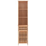 vidaXL Dulap de baie, 42x29x182 cm, lemn masiv de nuc vidaXL Dulap de baie, 42x29x182 cm, lemn masiv de nuc