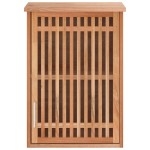 vidaXL Dulap de baie montat pe perete, 42x23x60 cm, lemn masiv de nuc
