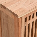 vidaXL Dulap de baie montat pe perete, 42x23x60 cm, lemn masiv de nuc