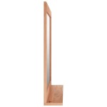 vidaXL Oglindă de perete, 55x55 cm, lemn masiv de nuc vidaXL Oglindă de perete, 55x55 cm, lemn masiv de nuc
