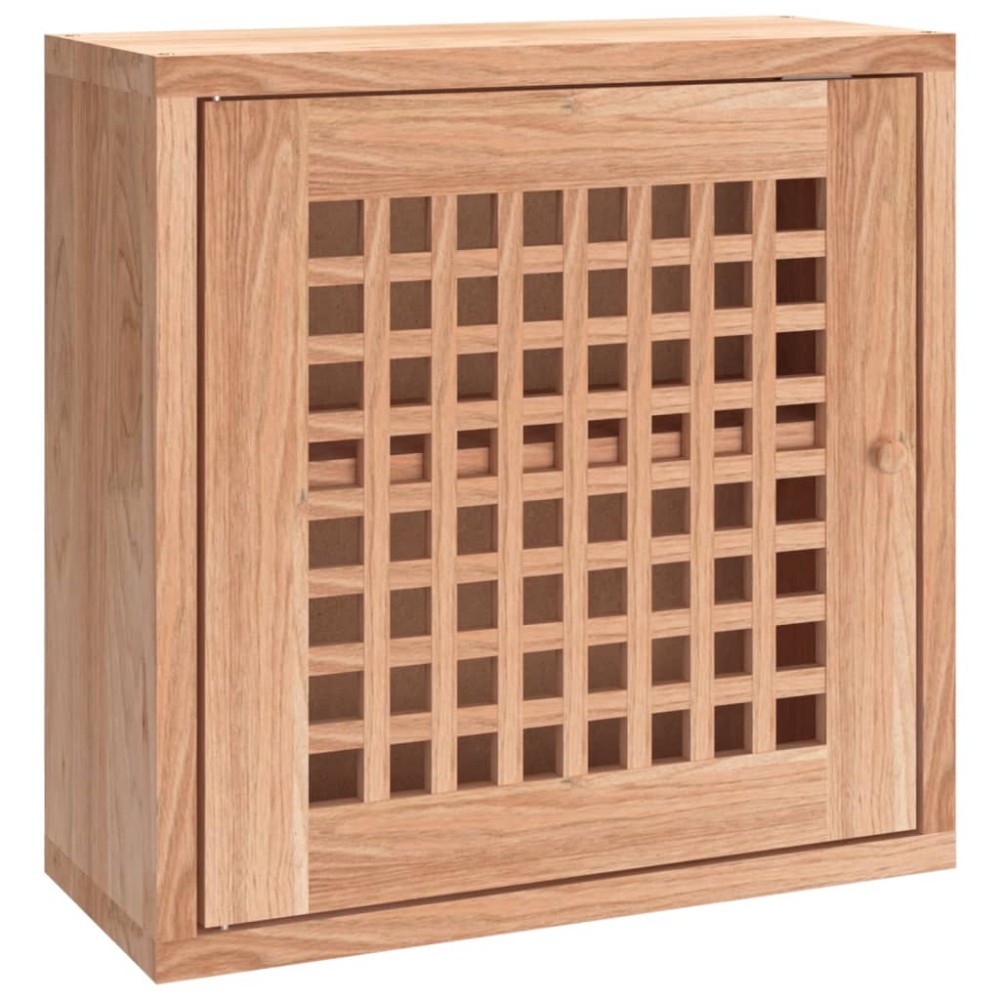 vidaXL Dulap de perete, 42x18x42 cm, lemn masiv de nuc